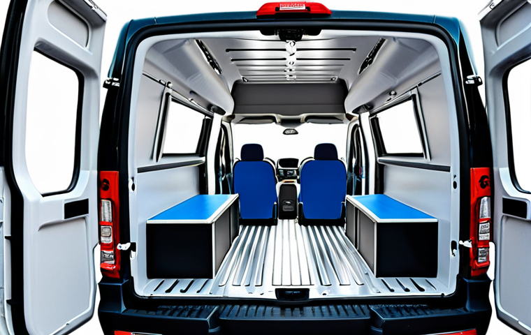 **
Customized catering van with insulated compartments, advanced ventilation, and optimized interior for diverse tray sizes, showcasing adaptation and personalization in the automotive market.
**