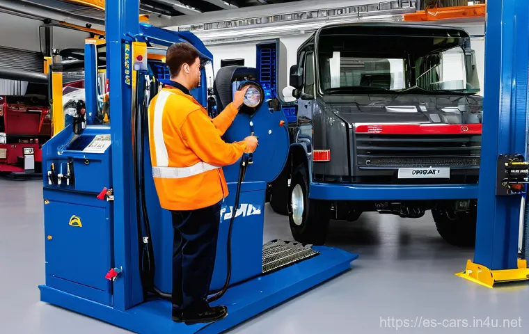 특수 차량의 에너지 효율성 - **Telemetry Control: The Command Center of a Smart Fleet**
A high-tech, brightly lit control roo... 특수 차량의 에너지 효율성 - **Telemetry Control: The Command Center of a Smart Fleet**
A high-tech, brightly lit control roo...