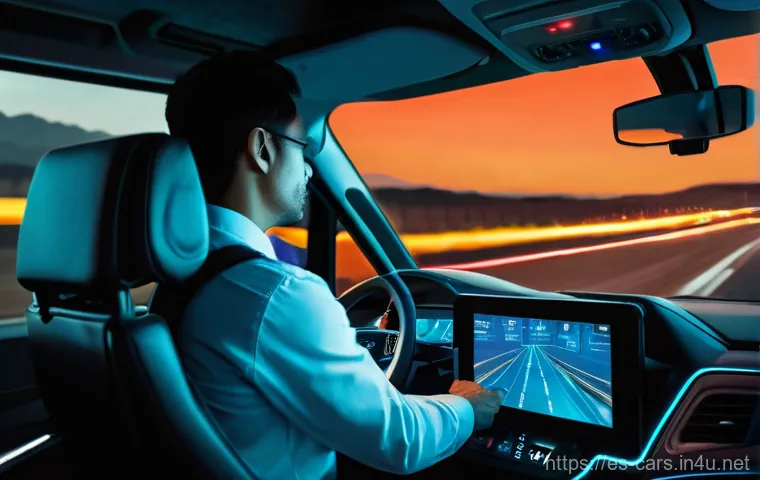 대형 트럭의 최신 안전 기술 - **Prompt:** A modern, ergonomic truck cabin from a slightly elevated, eye-level perspective. A diver... 대형 트럭의 최신 안전 기술 - **Prompt:** A modern, ergonomic truck cabin from a slightly elevated, eye-level perspective. A diver...